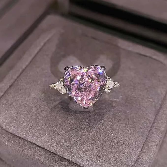 Diamond Heart Ring for Women