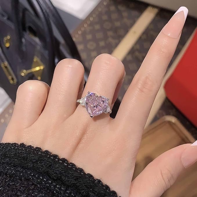 Diamond Heart Ring for Women