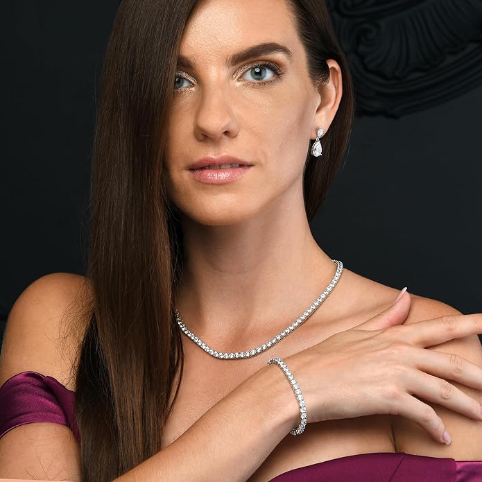 Sterling Silver Tennis Bracelet for Women 2