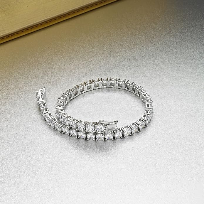 Sterling Silver Tennis Bracelet for Women 2