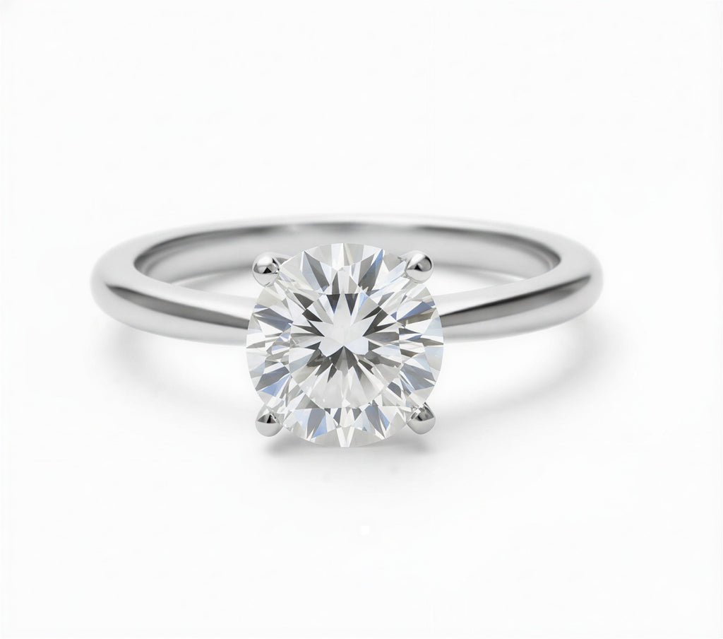 Solitaire Diamond Engagement Ring