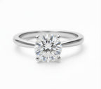 Solitaire Diamond Engagement Ring
