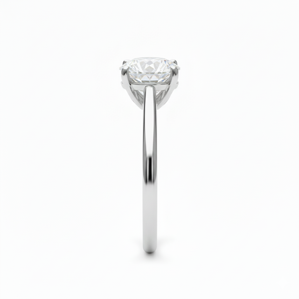 Solitaire Diamond Engagement Ring