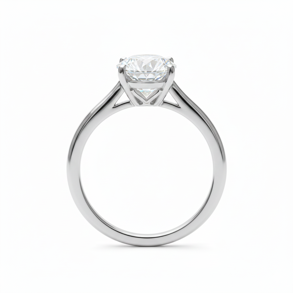 Solitaire Diamond Engagement Ring